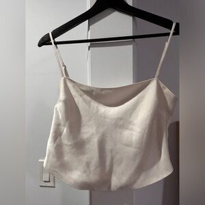 Satin crop top